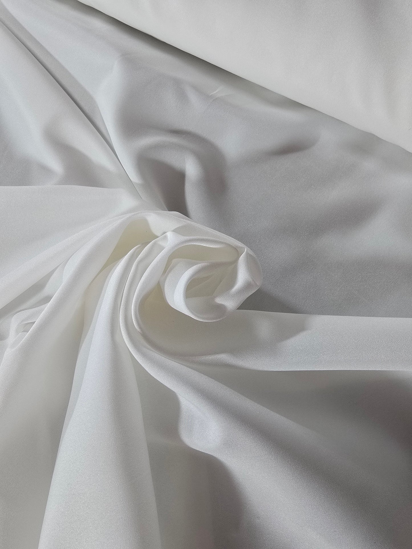 STOFFPAKET***2 x Futterstoff für Brautkleider, 3,1 + 1,45 lfm, ivory