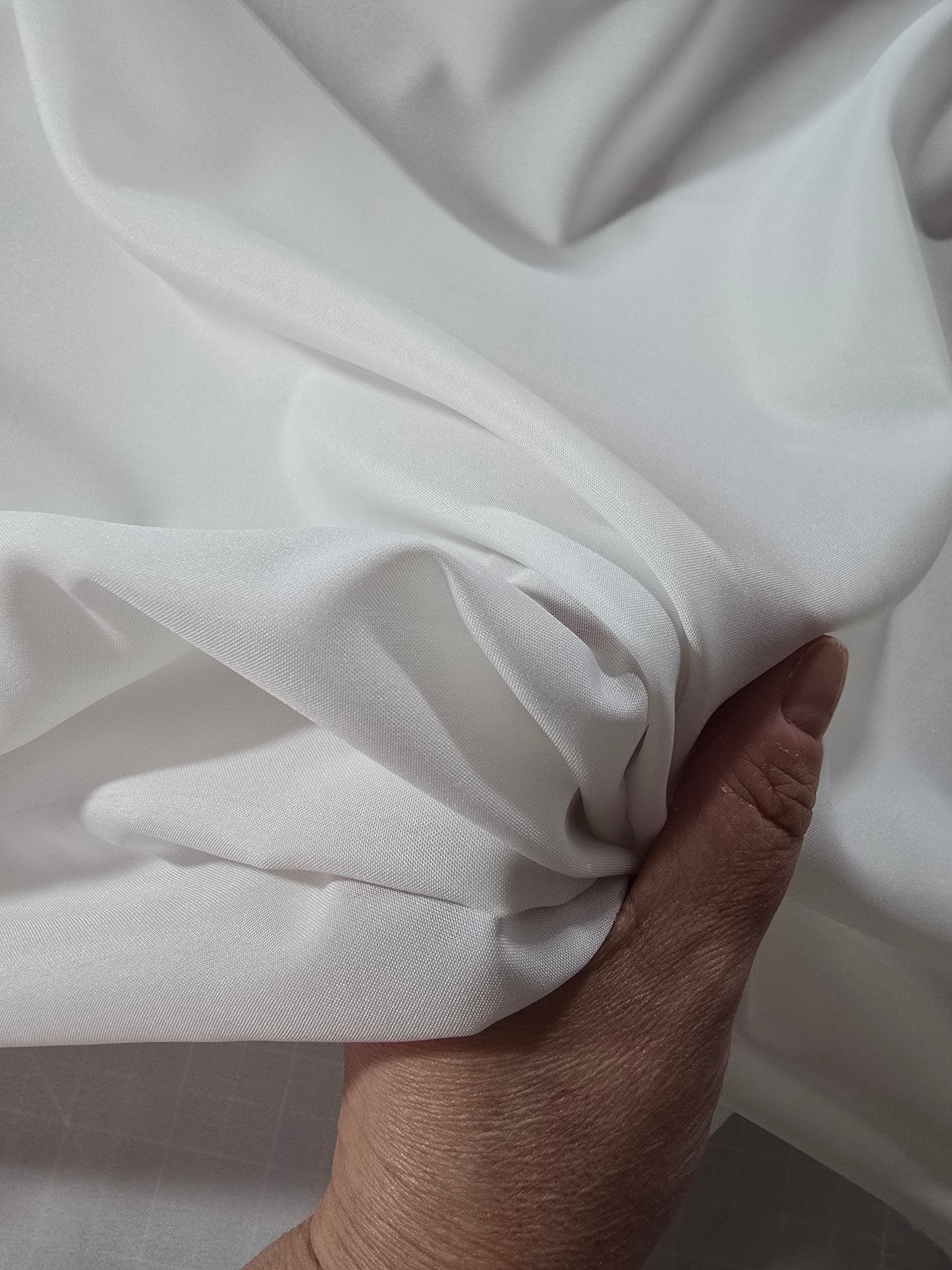 STOFFPAKET***2 x Futterstoff für Brautkleider, 3,1 + 1,45 lfm, ivory