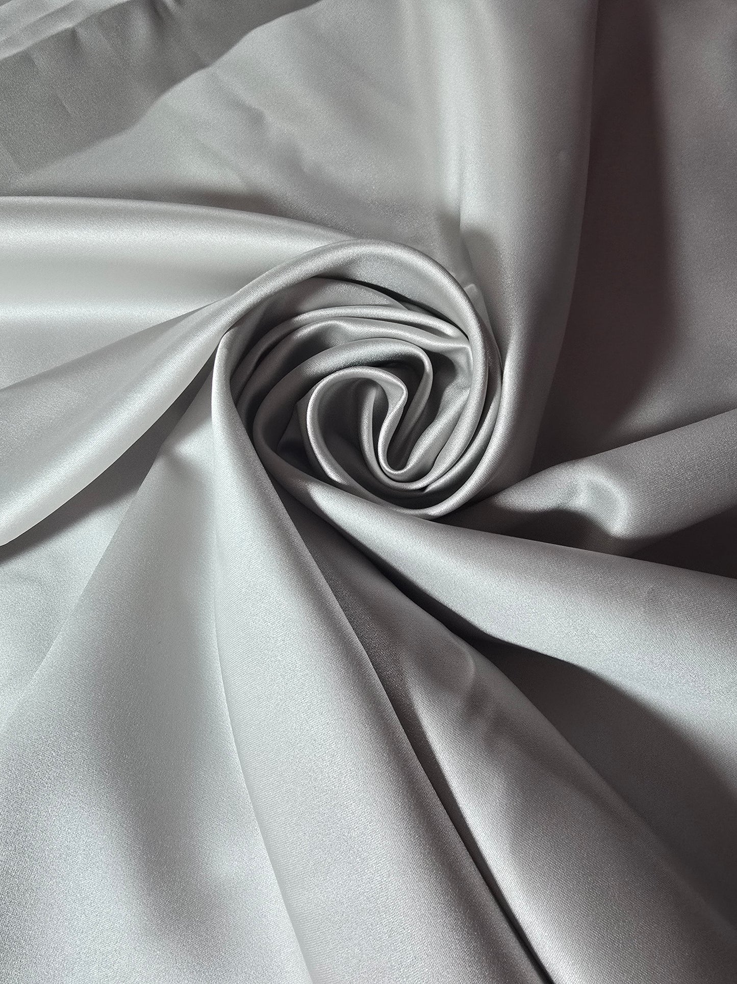 Brautsatin classic grey