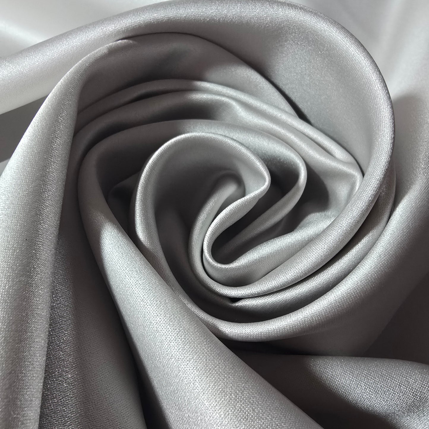 Brautsatin classic grey