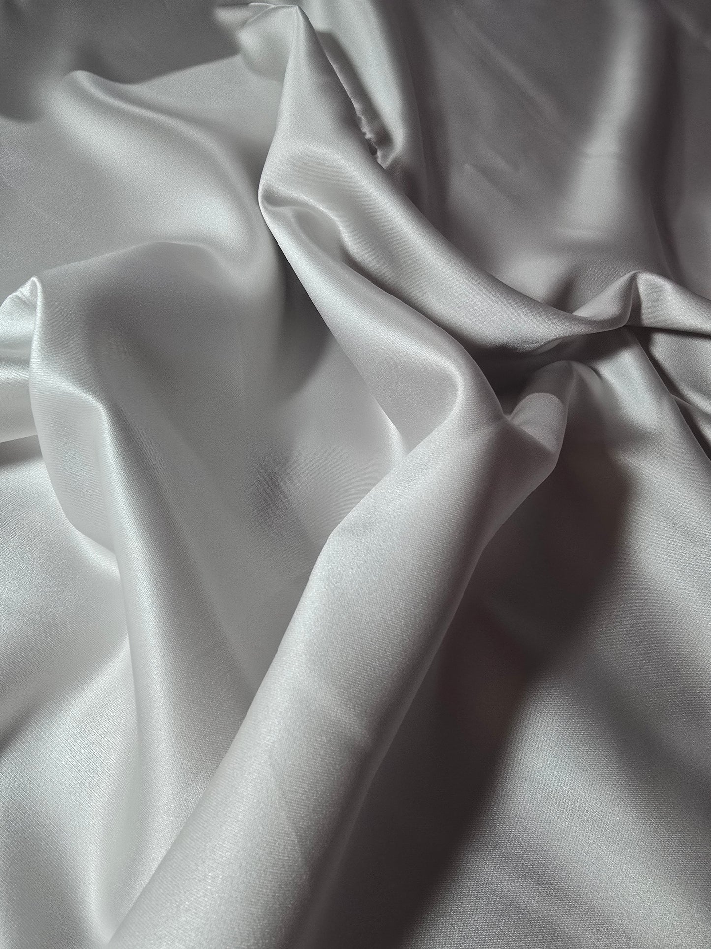 Brautsatin classic grey