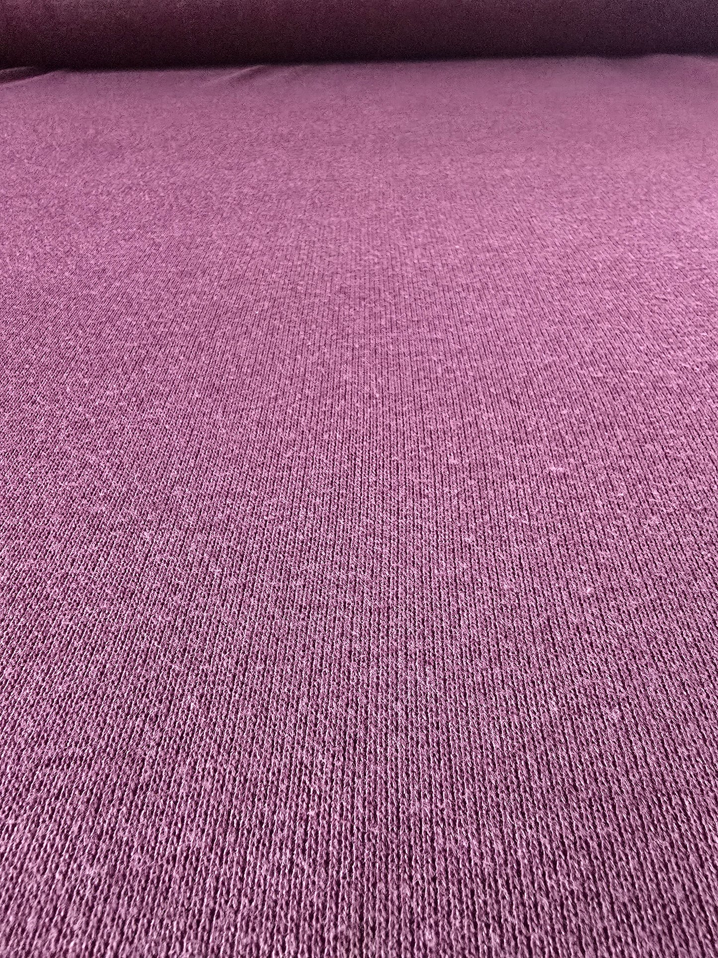 Viskose-Poly Mix- Strickstoff, Strick, herrlich weich, Aubergine/Mauve Herbst / Winterstoff, ab 50 cm