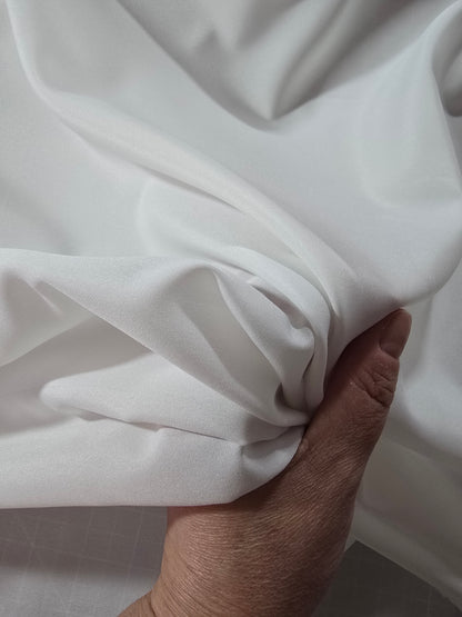 STOFFPAKET***2 x Futterstoff für Brautkleider, 3,1 + 1,45 lfm, ivory