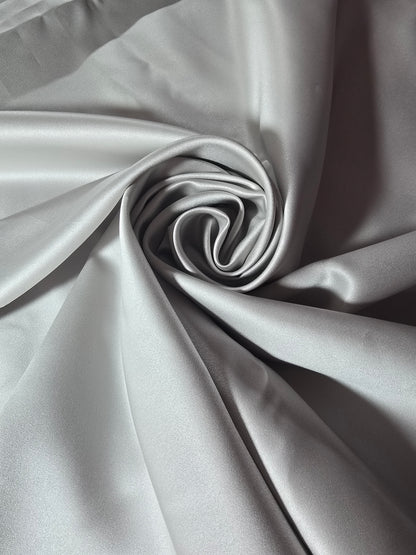 Brautsatin classic grey