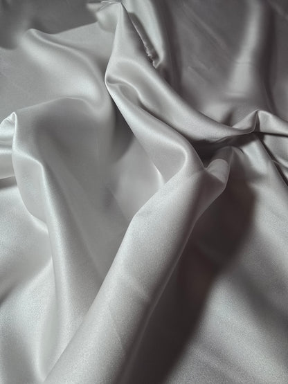 Brautsatin classic grey