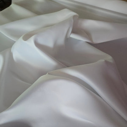 STOFFPAKET***3 x Brautsatin dick, matt, ivory