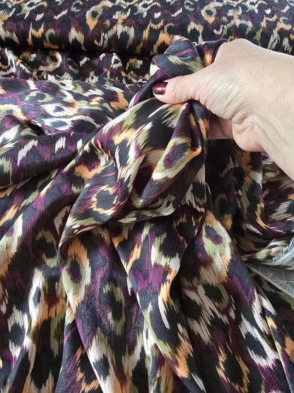 Satin-Velvet, wie Seide, mattglänzend, luftig und fließend, eleganter Blusenstoff, ab 50 cm