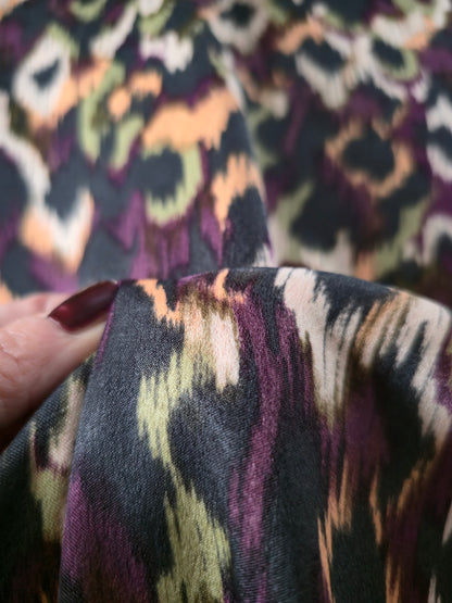 Satin-Velvet, wie Seide, mattglänzend, luftig und fließend, eleganter Blusenstoff, ab 50 cm