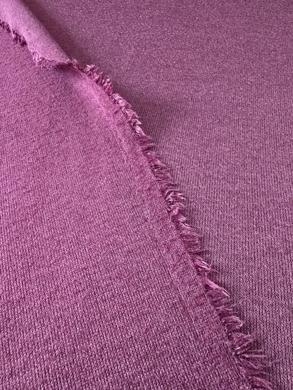 Viskose-Poly Mix- Strickstoff, Strick, herrlich weich, Aubergine/Mauve Herbst / Winterstoff, ab 50 cm