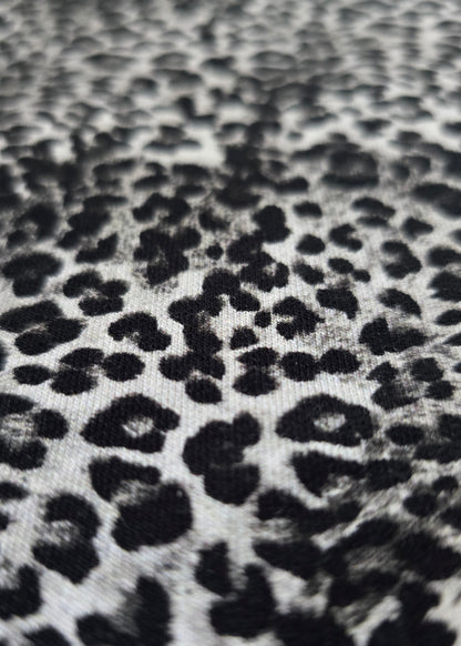 French Terry Leo-offwhite/schwarz