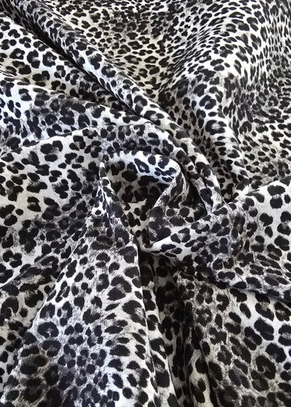 French Terry Leo-offwhite/schwarz